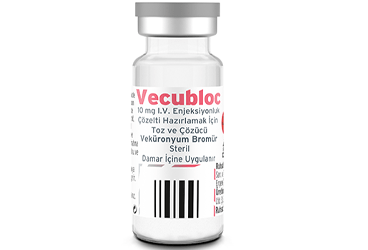 VECUBLOC 10 MG IV ENJEKSIYONLUK COZELTI HAZIRLAMAK ICIN TOZ VE COZUCU