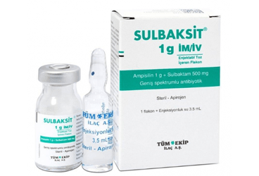 SULBAKSIT 1000 MG / 500 MG IM/IV ENJEKSIYONLUK COZELTI HAZIRLAMAK ICIN TOZ (1 FLAKON, 1 AMPUL)