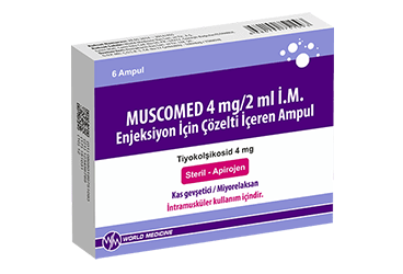 MUSCOMED 4 MG/2 ML IM 6 AMPUL