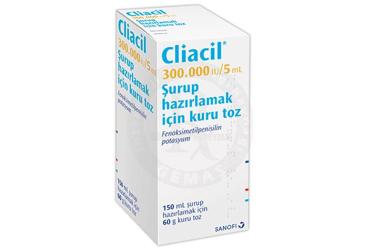 CLIACIL 300000 IU/5 ML SURUP HAZIRLAMAK ICIN KURU TOZ