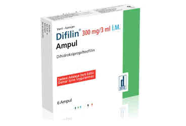 DIFILIN 300 MG/3 ML I.M. ENJEKSIYONLUK COZELTI ICEREN AMPUL (6 AMPUL)