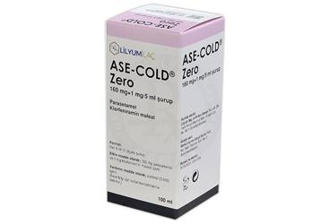 ASE-COLD ZERO 160 MG + 1 MG/5 ML SURUP (100 ML)