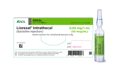LIORESAL INTRATHECAL 0.05 MG/ML 5 AMP.