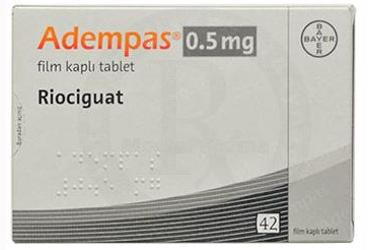 ADEMPAS 0,5 MG 42 FILM KAPLI TABLET