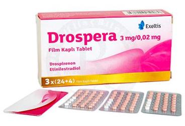 DROSPERA 3 MG/0,02 MG FILM KAPLI TABLET (84 TABLET)