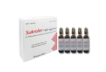 SUKROFER 100 MG/5 ML IV INF. KON. COZ. ICEREN 5 AMPUL