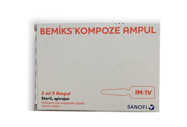 BEMIKS KOMPOZE ENJEKSIYONLUK COZELTI (5 AMPUL)