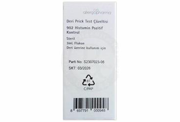 DERI PRICK TEST COZELTISI 902 HISTAMIN POZITIF KONTROL