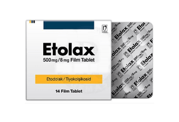 ETOLAX 500 MG/8 MG FILM KAPLI TABLET (14 FILM TABLET)