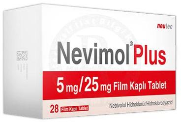 NEVIMOL PLUS 5/25 MG 28 FILM KAPLI TABLET