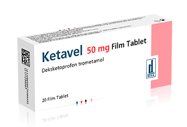 KETAVEL 50 MG 20 FILM TABLET
