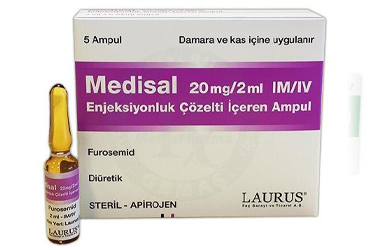 MEDISAL 20 MG/2 ML IM/IV ENJEKSIYONLUK COZELTI ICEREN  5 AMPUL
