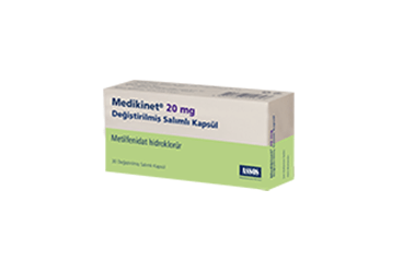 MEDIKINET 20 MG DEGISTIRILMIS SALIMLI KAPSUL (30 KAPSUL)