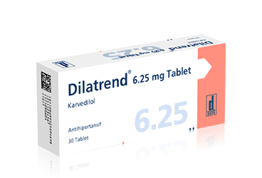 DILATREND 6,25 MG 30 TABLET