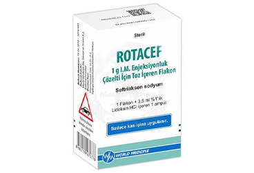 ROTACEF  1 GR IM ENJ. COZ. HAZ. ICIN TOZ ICEREN FLAKON