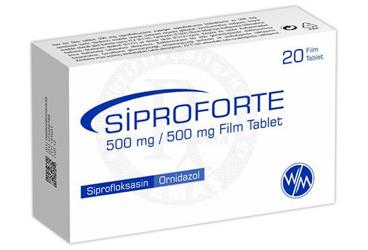 SIPROFORTE 500 MG/500 MG 20 FILM TABLET