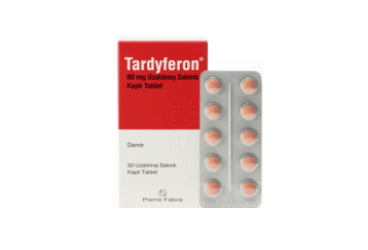 TARDYFERON 80 MG UZATILMIS SALIMLI KAPLI TABLET