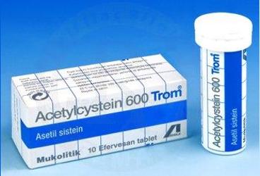 ACETYLCYSTEIN 600 TROM 10 EFERVESAN TABLET