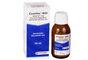 CROXILEX-BID 400/57 MG FORT ORAL SUSPANSIYON HAZIRLAMAK ICIN KURU TOZ (140 ML)