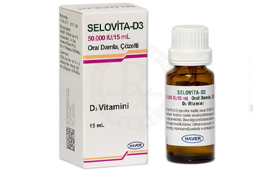 SELOVITA-D3 50000 IU/15 ML ORAL DAMLA, COZELTI (1 SISE)
