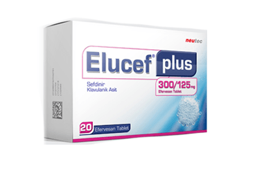 ELUCEF PLUS 125/62,5 MG 20 SASE
