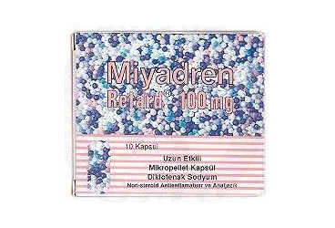 MIYADREN RETARD 100 MG 10 MIKROPELLET KAPSUL