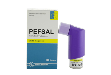 PEFSAL 25 MCG/50 MCG AERESOL INHALER (1 INHALER 120 DOZ)