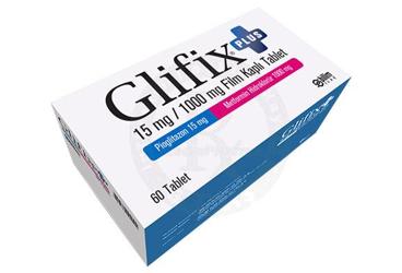 GLIFIX PLUS 15/1000 MG FILM KAPLI TABLET (60 TABLET)