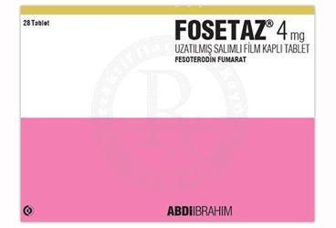 FOSETAZ 4 MG UZATILMIS SALIMLI FILM KAPLI TABLET (28 TABLET)