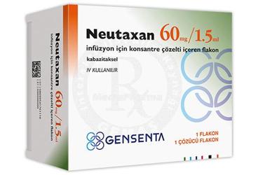 NEUTAXAN 60 MG/1,5 ML INFUZYON ICIN KONSANTRE COZELTI ICEREN 1 FLAKON + 1 COZUCU FLAKON