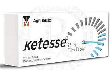 KETESSE 25 MG 20 FILM TABLET