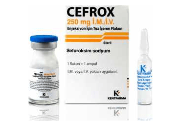 CEFROX 250 MG IM/IV ENJEKSIYON ICIN TOZ ICEREN FLAKON