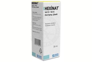 HEXINAT %0.15+%0.12 ORAL SPREY, COZELTI (30 ML)