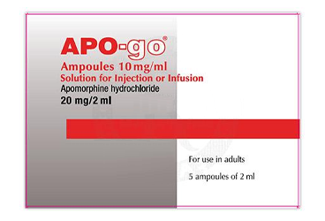 APO-GO 20MG/2 ML ENJEKSIYONLUK VEYA INFUZYONLUK COZELTI ICEREN AMPUL (5 AMPUL)
