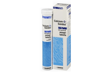 CALCIUM-D SANDOZ 600 MG/400 IU 20 EFF.TABLET