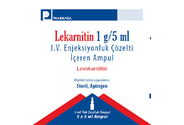 LEKARNITIN 1 G/5 ML IV ENJEKSIYONLUK COZELTI ICEREN 5 AMPUL