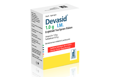 DEVASID 1 G/0,5 G I.M. ENJEKSIYONLUK TOZ (1 FLAKON)