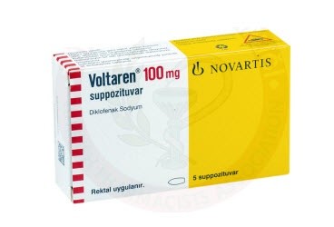 VOLTAREN 100 MG   5 SUPOZITUAR