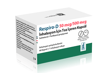RESPIRO-D 50 MCG/500 MCG INHALASYON ICIN TOZ ICEREN KAPSUL