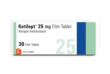 KETILEPT 25 MG FILM KAPLI TABLET (30 TABLET)