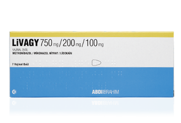 LIVAGY 750 MG/200 MG/100 MG VAJINAL OVUL (7 ADET)