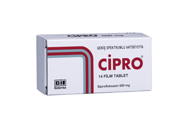 CIPRO 500 MG 14 FILM KAPLI TABLET