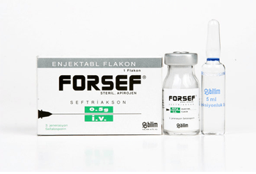 FORSEF IV    500 MG  1 FLAKON