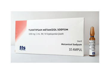 TURKTIPSAN METAMIZOL SODYUM 1000 MG/2 ML IM/IV ENJEKSIYONLUK COZELTI (10 AMPUL)
