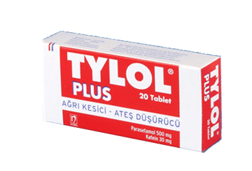 TYLOL PLUS 500 MG / 30 MG 20 TABLET