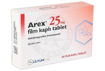 AREX 25 MG FILM KAPLI TABLET (20 TABLET)
