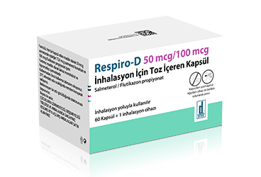RESPIRO-D 50 MCG/100 MCG INHALASYON ICIN TOZ ICEREN KAPSUL (60 KAPSUL)