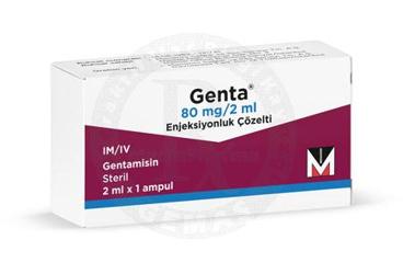 GENTA 80 MG/2 ML ENJEKSIYONLUK COZELTI
