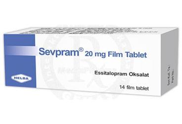 SEVPRAM 20 MG 14 FILM TABLET