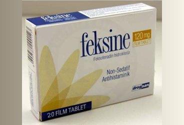 FEKSINE 120 MG 20 FILM TABLET